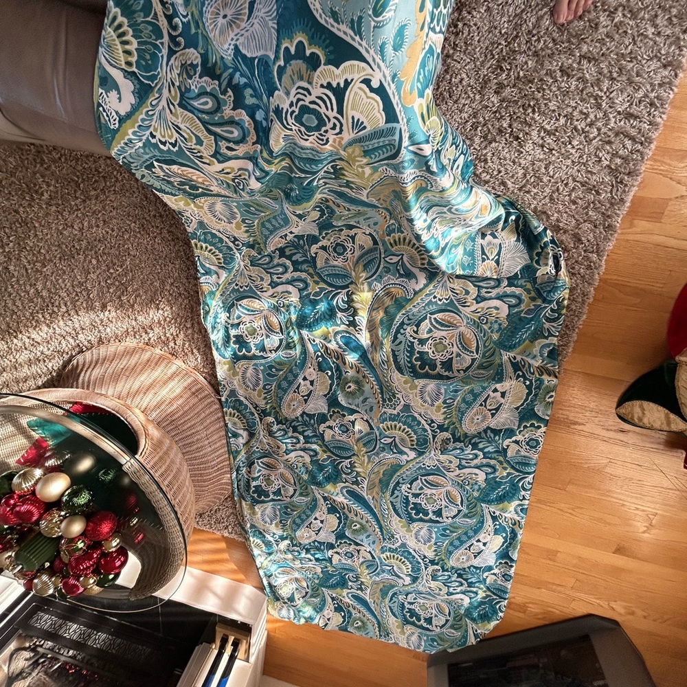 Pier 1 Imports Vibrant Paisley Queen Duvet Cover and 2 Pillow Shams Gorgeous - Picture 8 of 10